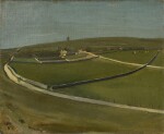 The Downs with Distant Windmill, Rottingdean