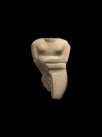 A Cycladic Marble Torso of a Goddess, Early Bronze Age II, Late Spedos Variety, circa 2500-2400 B.C.