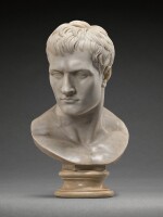 Attributed to Lorenzo Bartolini (1777-1850) | After Antonio Canova (1757-1822) | Monumental Bust of Napoleon