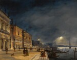CARLO GRUBACS | Venice, a view of the Riva degli Schiavoni looking East