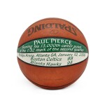 Paul Pierce 2005-2006 Boston Celtics Basketball | 13,000th Career Point Attribution