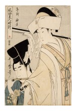 Kitagawa Utamaro (1754-1806) | Hour of the Horse, Shrine Maiden (Uma no koku, miko) | Edo period, late 18th - early 19th century