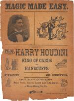 Houdini, Harry (Erik Weisz) | Learn a vivisection act for just $2.00
