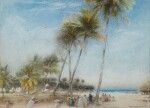 ALBERT GOODWIN, R.W.S. | The Beach, Sri Lanka   