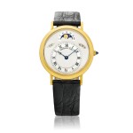 Classique, Reference 3330 | A yellow gold wristwatch with day, date and moon phases, Circa 1990 | 寶璣 | Classique | 黃金腕錶，備日期、星期及月相顯示，約1990年製