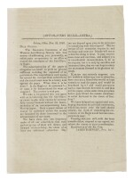 ANTI-SLAVERY HANDBILL | [Anti-Slavery Bugle ⁠— Extra]. Salem, Ohio: James Barnaby, publishing agent, 26 November 1848