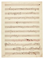 J. Offenbach. Collection of autograph sketchleaves, mid nineteenth century