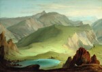 CASPAR WOLF  |  VIEW FROM THE MUNTIGALM ACROSS LAKE SEEBERG TOWARD THE STOCKHORN CHAIN