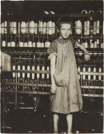 Anemic Little Spinner in Cotton Mill, North Pownal Cotton Mill (Addie Card)