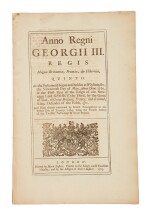 Parliamentary Act. Reign of George III | Another copy of the Quartering Act