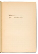 LAWRENCE, T.E. | Letters...to Bruce Rogers, 3 volumes, 1933-36, limited editions