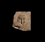 An Egyptian Limestone Relief Fragment of an Owl, 26th Dynasty/Ptolemaic Period, 664-30 B.C.