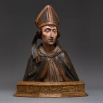 Bust of a Bishop Saint
