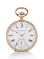 PATEK PHILIPPE | CHRONOMETRO GONDOLO YELLOW GOLD OPEN-FACED WATCH MADE IN 1911
