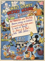 Mickey Mouse Silly Symphony (1938) poster, French