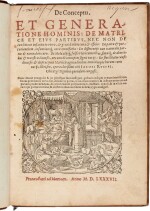 Rueff | De conceptu et generatione hominis, Frankfurt, 1587, later calf-backed boards