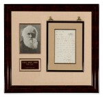 Darwin, Charles. Autograph Letter Signed, To [Fanny Kellogg], April 13, 1879.