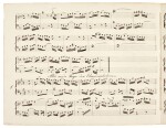 J.S. Bach. Scribal manuscript of nos.18/1 and 18/2 of 'Die Kunst der Fuge', BWV 1080, late C18th or early C19th