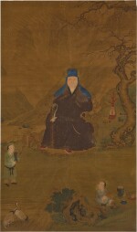 Anonymous Portrait of a scholar, Qing dynasty, 18th/19th century, Ink and colour on silk, hanging scroll |  清十八/十九世紀 佚名 《高士肖像圖》 設色絹本 立軸