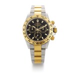 ROLEX |  COSMOGRAPH DAYTONA, REF 116503   YELLOW GOLD AND STAINLESS STEEL CHRONOGRAPH WRISTWATCH WITH BRACELET   CIRCA 2019