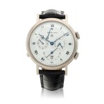 Reference 5707 Le Reveil Du Tsar, A white gold dual time wristwatch with alarm and date, Circa 2004