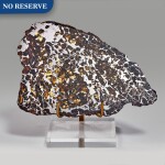 Complete Slice Of Brenham Meteorite — An American Pallasite