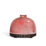 A fine peachbloom-glazed beehive waterpot, Mark and period of Kangxi | 清康煕 豇豆紅釉太白尊 《大清康熙年製》款