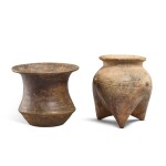Two pottery vessels, Xiajiadian culture, 2nd Millennium BC 夏家店文化 陶鬲兩件