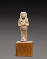 An Egyptian Faience Ushabti, 19th/20th Dynasty, 1292-1075 B.C.