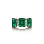 Emerald and Diamond Ring | 天然「哥倫比亞」無油祖母綠 配 鑽石 戒指 (祖母綠共重7.07克拉）