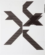 X Poster (Untitled, 2007, Epson UltraChrome inkjet on linen, 84 x 69 inches, WG1209)