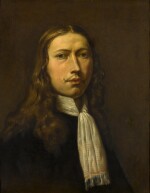 Portrait of Adriaen van de Velde (1636-72), bust-length, wearing a white cravat with red stripes
