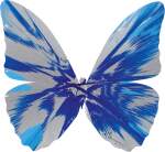 DAMIEN HIRST | UNTITLED PAPER SPIN BUTTERFLY GIFT PAINTING FOR GABBIE