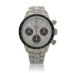 Daytona, Ref. 6240 Stainless steel chronograph wristwatch with bracelet Circa 1966