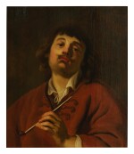 Portrait of a man smoking a pipe (The Sense of Smell)