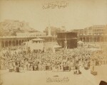 Mecca—al-Sayyid Abd al-Ghaffar | Haram al-Sharif and Kaaba at Mecca, circa. 1887