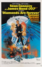 DIAMONDS ARE FOREVER (1971) POSTER, US