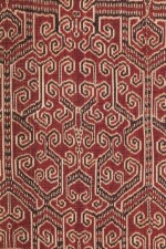 Tissu cérémoniel pua, Iban, Bornéo, Indonésie, début du 20e siècle | Ceremonial cloth pua, Iban, Borneo, Indonesia, early 20th century