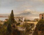 View of the Bay of Naples, with Vesuvius beyond