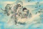 Tran Van Tho (1917-2004), Children and buffalo | Tran Van Tho (1917-2004),  童子與牛