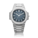 Nautilus, Reference 5800 | A stainless steel bracelet watch with date, Circa 2009 | 百達翡麗 Nautilus 型號5800 | 精鋼鏈帶腕錶，備日期顯示，約2009年製