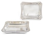 A PAIR OF GEORGE IV SILVER VEGETABLE DISHES, PHILLIP RUNDELL, LONDON, 1820