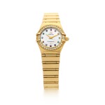 CONSTELLATION A YELLOW GOLD AND DIAMOND-SET BRACLET WATCH WITH RAINBOW INDEXES, CIRCA 2005
