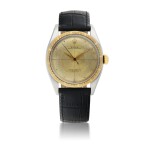  ROLEX |  ZEPHYR, REF 6582   STAINLESS STEEL AND YELLOW GOLD WRISTWATCH WITH CROSSHAIR DIAL   CIRCA 1957