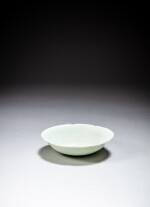 A Qingbai lobed bowl, Song dynasty | 宋 青白釉葵口淺盌