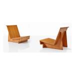 Pair of "Usonian" Chairs