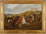 A Game of Cirit in Constantinople, Carl Adolph Heinrick Hess (1769-1849), dated 1831.
