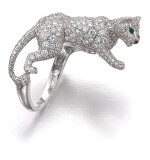 Emerald, onyx and diamond ring, 'Panthère'