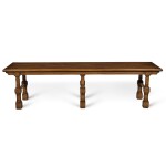 A Large Pugin Style Walnut Refectory Table