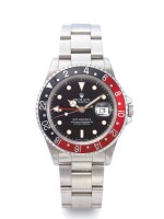 ROLEX | REF 16710 GMT-MASTER II, A STAINLESS STEEL AUTOMATIC DUAL TIME WRISTWATCH WITH DATE AND BRACELET CIRCA 1990
